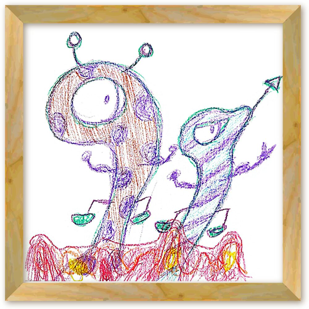 チンアナゴン 複製原画 画像1